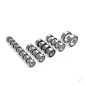Traxxas Ball bearing set, black rubber sealed, complete (3x6x2.5mm (8), 5x8x2.5mm (4), 4x8x3mm (4), 8x12x3.5mm (2), 3.5x7x2.5mm 