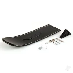 Dubro Snowbird Skis Nose, Black (1 pc per package)