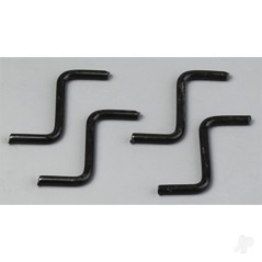 Multiplex Double-bend rod, 4pcs FunCopter