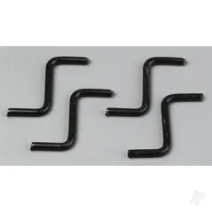 Multiplex Double-bend rod, 4pcs FunCopter
