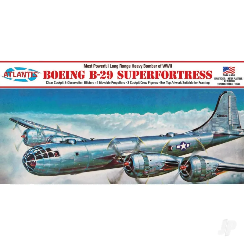 Atlantis Models 1:120 Boeing B-29 Superfortress with Swivel Atlantis Models 1:120 Boeing B-29 Superfortress with Swivel
