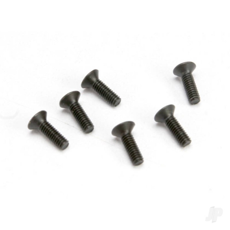 Traxxas Screws, 2.5x8mm countersunk machine (hex drive) (6 pcs)