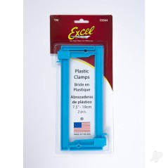 Excel 7in Adjustable Plastic Clamp (Carded)