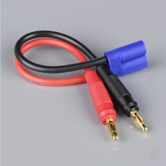 Radient Charge Lead, 4mm Bullet to EC5 Male,12AWG, 150mm (ESC End)