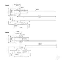 JP Electric Retracts 25-46 Main Set and Legs (2)