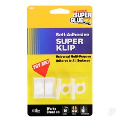 Super Glue Self Adhesive Super Klip (4 pcs)