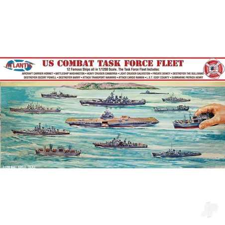 Atlantis Models 1:1200 US Navy Task Force Set 12 Different Ships