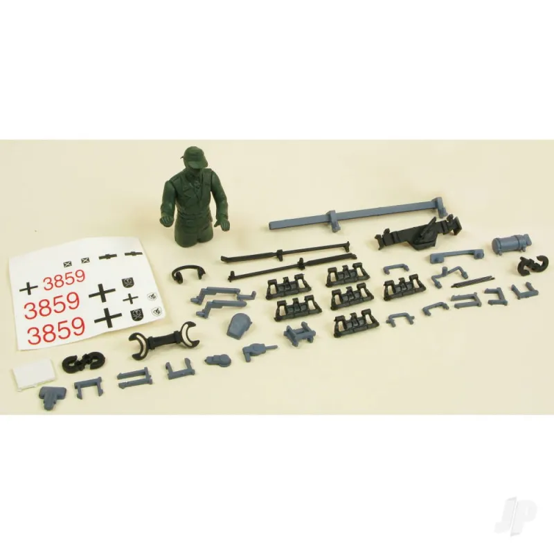 Henglong Panzer IV F2 Decals/Driver/Fittings (Grey)