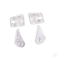 Traxxas Lenses, headlight (2), tail light (2) (fits 9710 body)