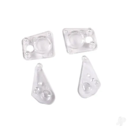 Traxxas Lenses, headlight (2), tail light (2) (fits 9710 body)