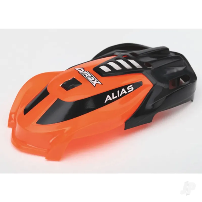 Traxxas Canopy, Alias, orange / 1.6x5mm BCS (self-tapping) (3 pcs)
