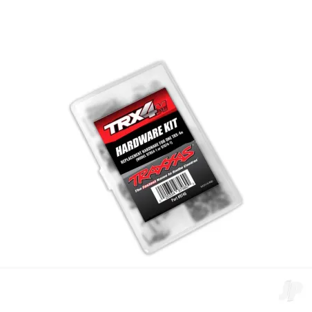 Traxxas Hardware kit, complete (contains all hardware used on 1/18-scale Ford Bronco or Land Rover Defender) (includes clear pla