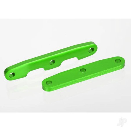 Traxxas Bulkhead tie bars, Front & Rear, aluminium (Green-anodised)