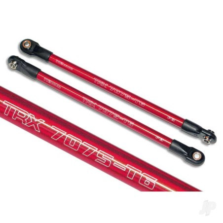 Traxxas Push rod (Aluminium) (assembled with rod ends) (2 pcs) (Red) (use with 5359 progressive 3 rockers)