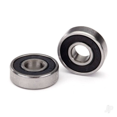 Traxxas Ball bearing, black rubber sealed (6x16x5mm) (2 pcs)