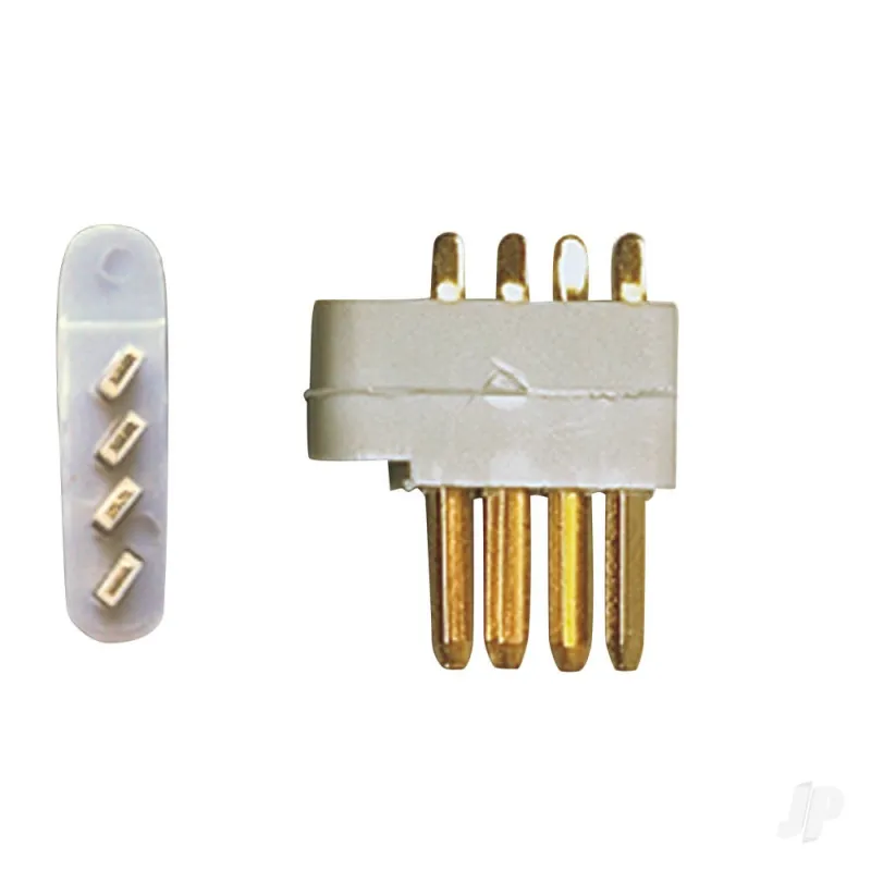 Multiplex 4-pin servo plug 5pcs (MPX) Multiplex 4-pin servo plug 5pcs (MPX)