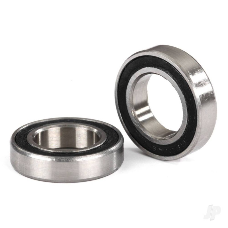 Traxxas Ball bearings, black rubber sealed (12x21x5mm) (2 pcs)