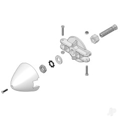 Multiplex Spinner, holder, clamp 4.0in FunGlider
