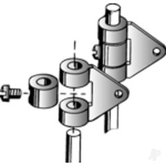 Dubro Strip Aileron Horn Connectors (2 pcs per package)