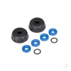 Traxxas Double seal kit, GTR shocks (x-rings (4 pcs) / 4x6x0.5mm PTFE-coated washers (2 pcs) / bottom caps (2 pcs)) (renews 2 sh