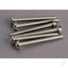 Traxxas Screws, 3x30mm washerhead machine (6 pcs)