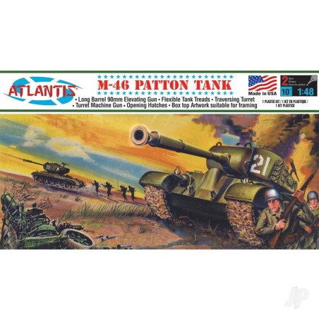 Atlantis Models 1:48 US M46 US Patton Tank
