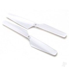 Traxxas Rotor blade Set, white (2 pcs) / 1.6x5mm BCS (2 pcs)