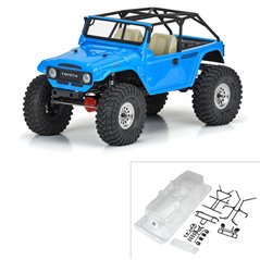 1/10 1979 Toyota Land Cruiser FJ40 Clear Body/Cage 12.3" WB