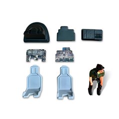 Cockpit Hatch Parts: OV-10 Bronco 20cc