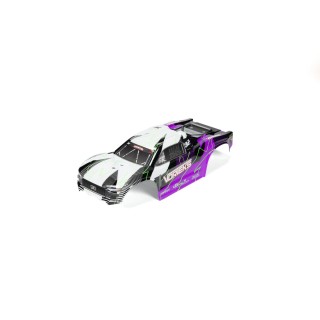 1/10 Clipless Painted Trimmed Body Set with Decals, Purple: