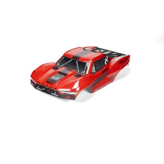 1/10 Clipless Painted Trimmed Body Set with Decals, Red: FUR
