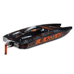 Blackjack 42" 8S Brushless Catamaran RTR: Black/Orange