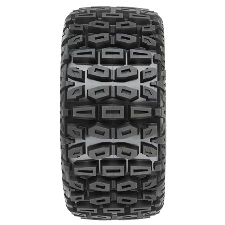 1/6 Brutus F/R 5.7" Monster Truck Tires MTD 24mm Black Rippe
