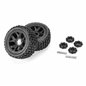 1/6 Brutus F/R 5.7" Monster Truck Tires MTD 24mm Black Rippe