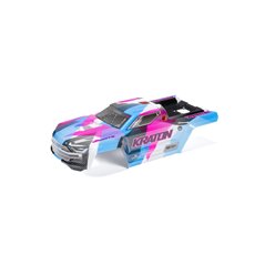 1/8 Painted Body with Decals, Blue/Pink: KRATON 6S BLX V6