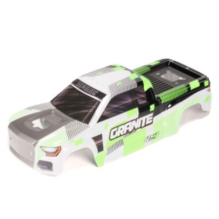1/10 Clipless Painted Decaled Body, Green: GRANITE 4X4