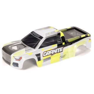 1/10 Clipless Painted Decaled Body, Yellow: GRANITE 4X4