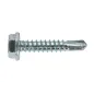 4.8 x 13mm 8mm Hexagon Head Washer Faced Self Drill Screw X 10