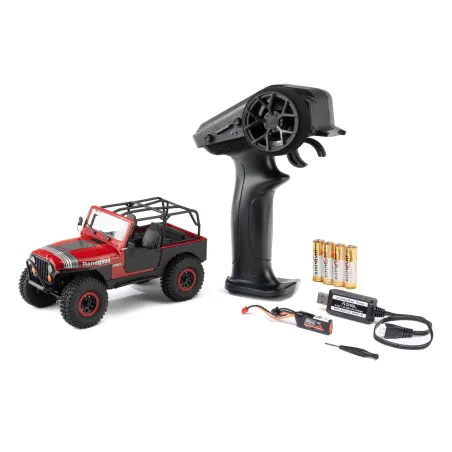 1/30 SCX30 Jeep CJ-7 GenRight 4X4 RTR, Red