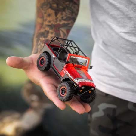 1/30 SCX30 Jeep CJ-7 GenRight 4X4 RTR, Red