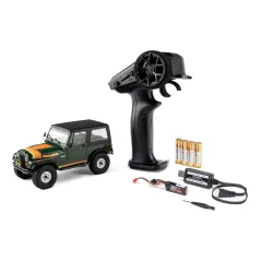 1/30 SCX30 Jeep CJ-7 Renegade 4X4 RTR, Green