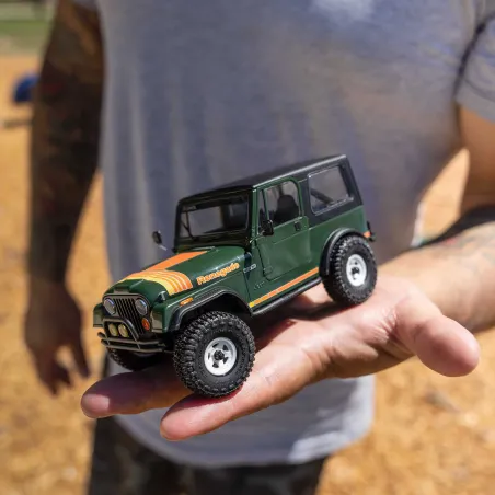1/30 SCX30 Jeep CJ-7 Renegade 4X4 RTR, Green