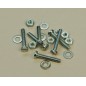 M2 x 12mm pan screw ,nuts and washers x 6