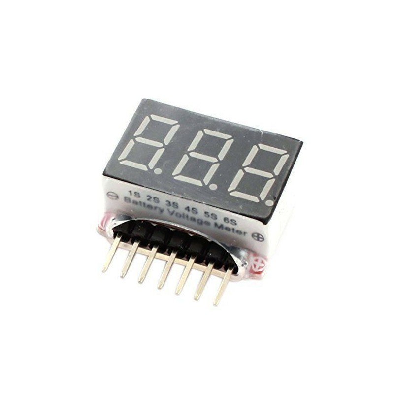 LED Display 1S-6S Cells Lipo Battery Voltage Indicator Meter