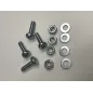 M3 X 10MM Pan head Screws nuts and washers x 6 