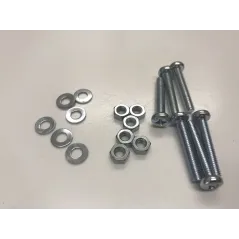 M5 X 25MM pan head screws nuts and washers x 6