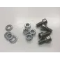 M8 x 12mm socket head screws nuts and wahsers x 4