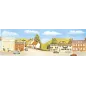 Peco Medium background Market Town Extensions 178mm x 559mm (7in x 22in)