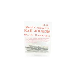 Peco SL-10 Metal rail joiners/fishplates (for code 100 rails inc Hornby, Peco & Peco Streamline).