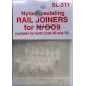 Peco Products SL-311 Insulated Rail Joiners/Fishplates for N & 009 gauge 12 pack Peco Products SL-311 Insulated Rail Joiners/Fishplates for N & 009 gauge 12 pack